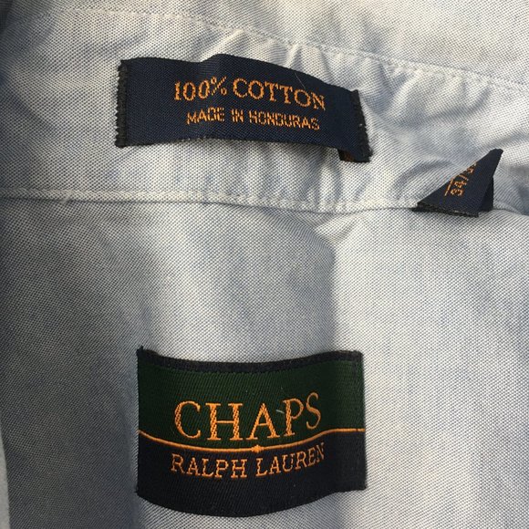 Ralph Lauren/ Chaps/ 100% Cotton/ Button-Up - Picture 4 of 4